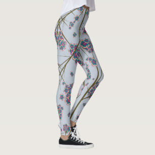 Ramas peculiares Leggings Sky Blue