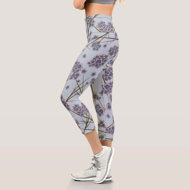 Ramas peculiares Sky High Waisted Capri Leggings (Izquierda)