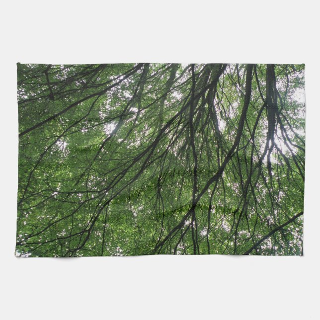 Ramas y hojas toalla de cocina (Horizontal)