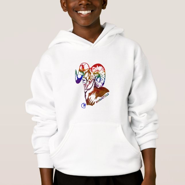 Rambunctie Ram Hoodie Sweatshirt (Anverso)