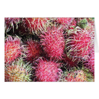 Rambutan salvaje y lanoso