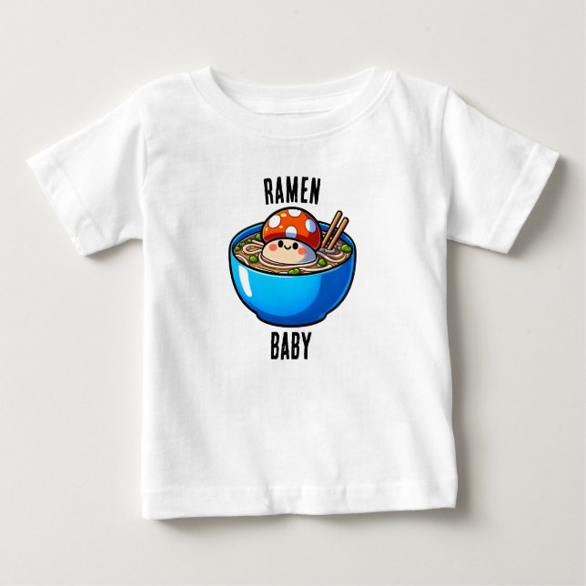 Ramen Baby T shirt Baby Top (Anverso)