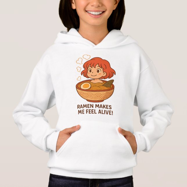 Ramen Me Hace Sentir Vivo Funny Amante De Los Fide (Anverso)