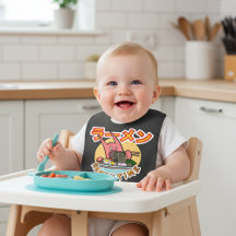 ¡Ramen Noodle Monster Ramen Time! Babero