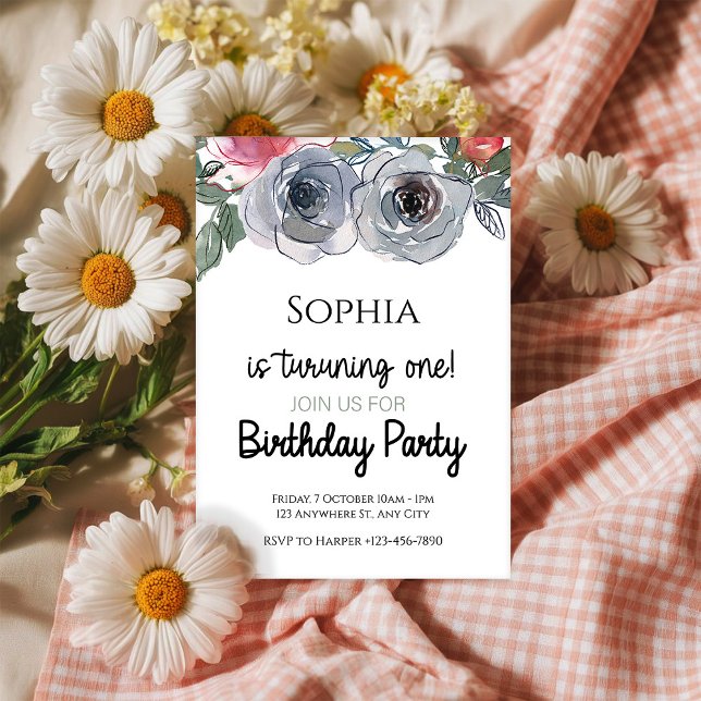 Ramo Caprichoso - Invitación al 1er Cumpleaños (Subido por el creador)