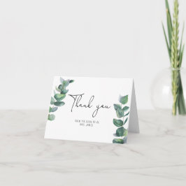 Ramo de eucalipto agradecimiento por la despedida 