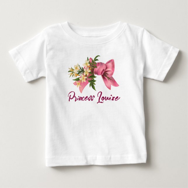 ramo de flores blancas camiseta bebé (Anverso)