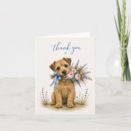 Ramo de flores de Norfolk Terrier agradecimiento