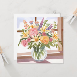 Ramo de flores de primavera | Tarjeta floral bonit