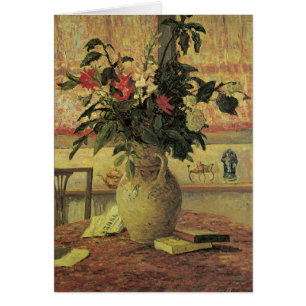 Ramo de flores en la ventana por Maxine Maufra