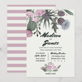 Ramo de flores silvestres | rosa | Invitaciones de
