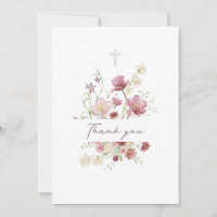 ramo de flores | Tarjeta de agradecimiento de Baut