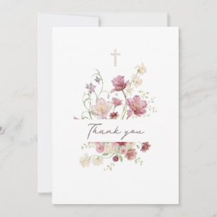 ramo de flores Tarjeta de agradecimiento de Baut