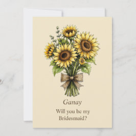 Ramo de girasoles caprichoso propuesta para la fie