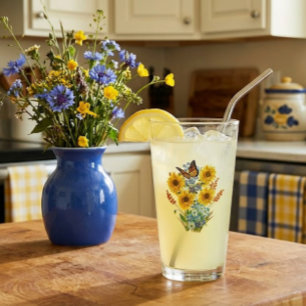Ramo De Girasoles Y Mariposas Alegre Cocina