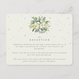 Ramo de recepción Cream Snowberry + Eucalipto