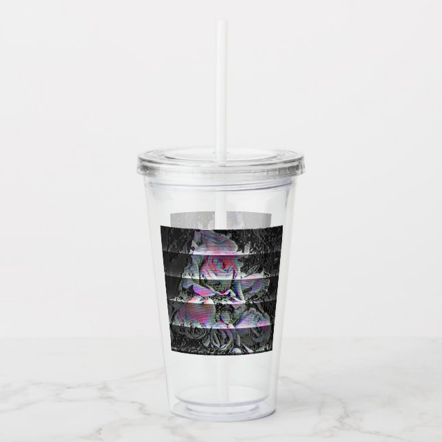 Ramo de Techno  Taza de Acrílico (Anverso)