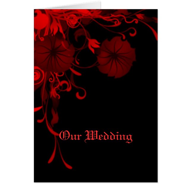 Ramo del rojo del vintage (Frente)