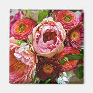 Ramo floral, imán