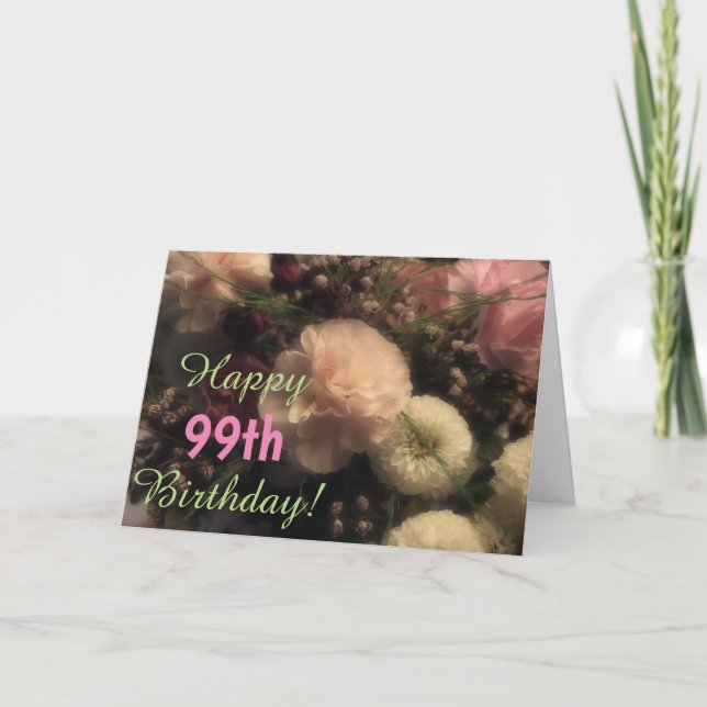 Ramo floral personalizado para mamá Tarjeta de Fel (Anverso)