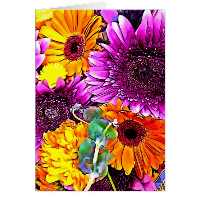 Ramo hermoso de la flor (Frente)