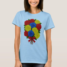 Ramos de Rosas Camiseta de Mujer