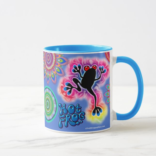 Rana caliente Surf dos tonos de taza de café. (Derecha)