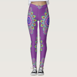 Rana caliente Surf psicodélico BoHo leggings morad