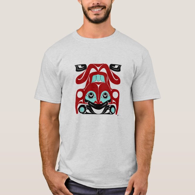 Rana - Camiseta estilo nativo americano NW Coast (Anverso)