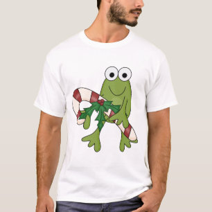 Rana con camisetas y regalos con caña de caramelo