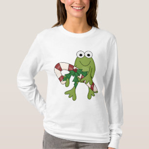 Rana con camisetas y regalos con caña de caramelo