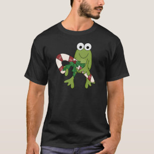 Rana con camisetas y regalos con caña de caramelo
