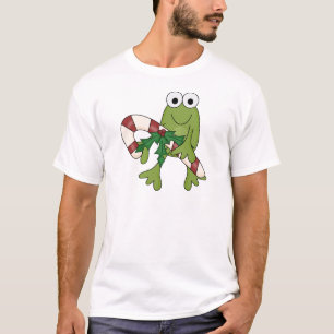 Rana con camisetas y regalos con caña de caramelo