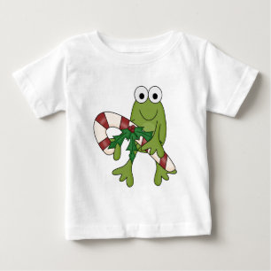 Rana con camisetas y regalos con caña de caramelo