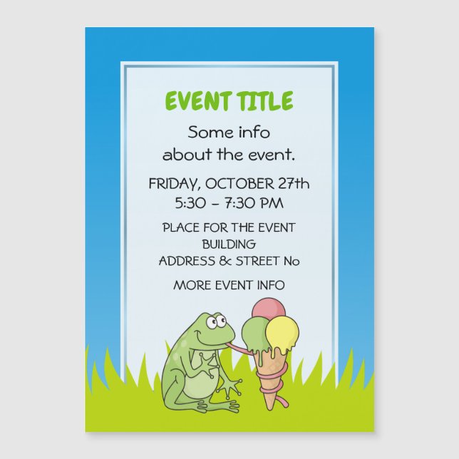 Rana con icecream (Anverso)