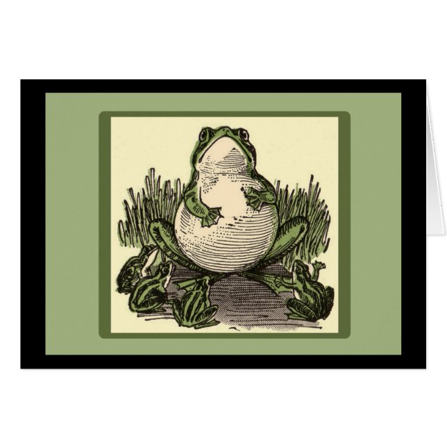 Rana con ranas para bebés (Anverso (Horizontal))