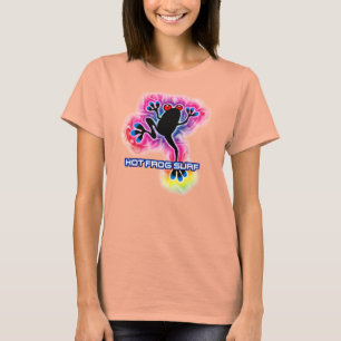 Rana de arcoiris Rana camiseta orgánica