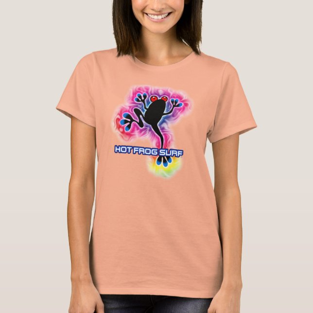 Rana de arcoiris Rana camiseta orgánica (Anverso)