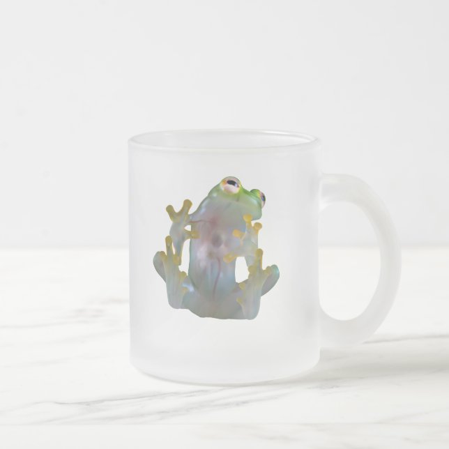 Rana de cristal dentro de una taza helada (Derecha)