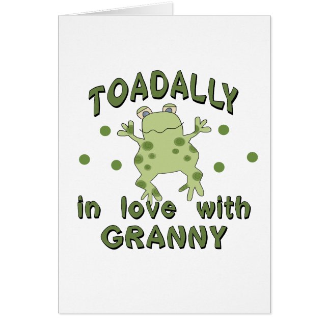 Rana de la abuelita del amor de TOADALLY (Frente)