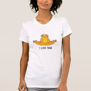 Rana de la yoga - camiseta de la yoga del amor de