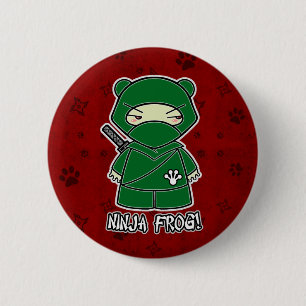 ¡Rana de Ninja! En botón rojo