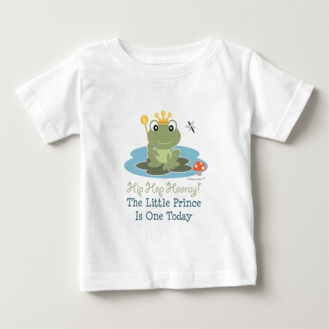 Rana de Principito Camisa de niño de cumpleaños (Anverso)