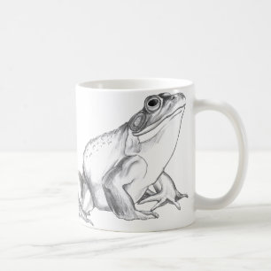 Rana de rana toro Art Mug Taza de café Rana Mug