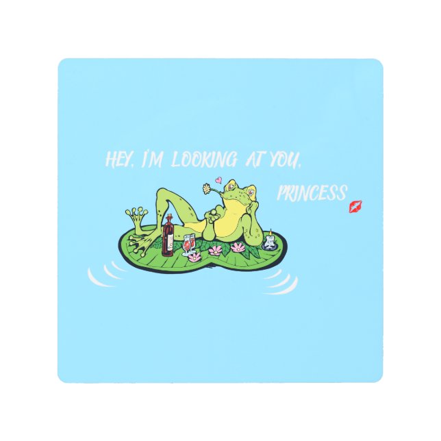 Rana divertida del El día de San Valentín de arte  (Anverso)