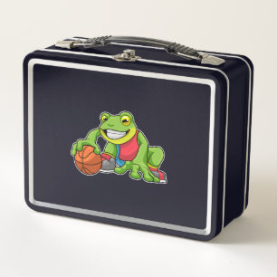 Rana en deportes con baloncesto