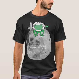 Rana en la camiseta de la luna