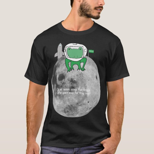 Rana en la camiseta de la luna (Anverso)