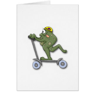 Rana en la vespa