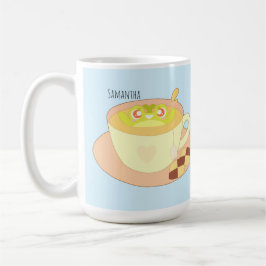 Rana en una taza de té